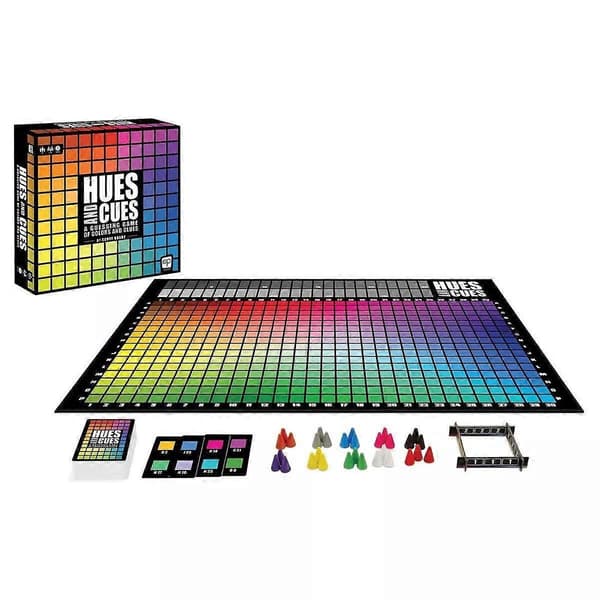 Hues and Cues brætspil for 3-10 spillere, 8 år+