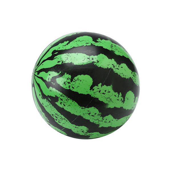 Stor lærball 21cm oransje basketball foreldre-barn interaktiv tre-farget ball strand regnbueball vannmelonball Rainbow beach ball (random pattern)