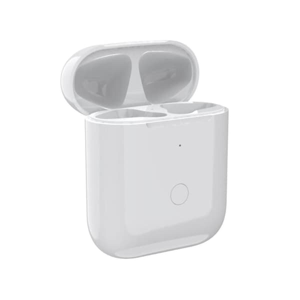 Trådlöst laddningsfodral för 1 2 laddningsfodral för Airpod 1/2 generation, stödjer Bluetooth-parning