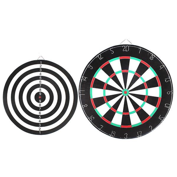 Dubbelsidig Hängande Dart Bulleye Måltavla Spelbräda Säkerhet Barn Vuxna Leksaker