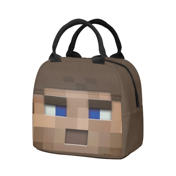 Minecraft matboks bærbar måltidsveske student barn campus matboks mat isolasjon matboks Style 6