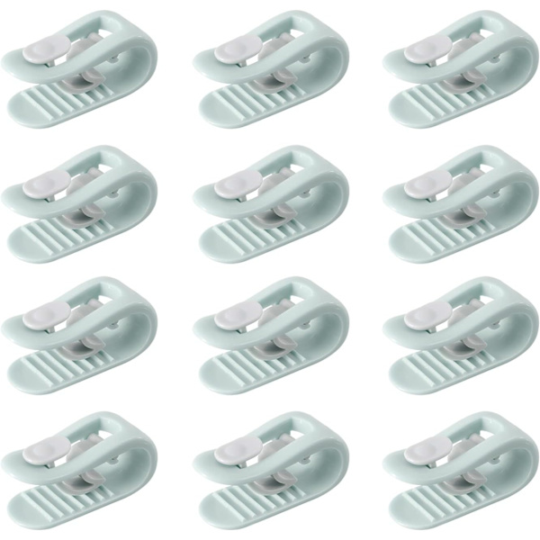 Grön-12 st täckclips, täckclips, lakan C
