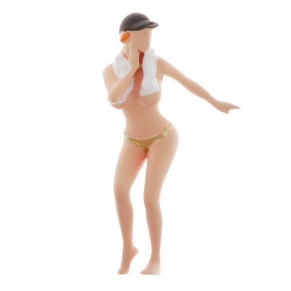 5x1:64 Bikini Bilvask Figurer Scenario Leker C 5x1:64
