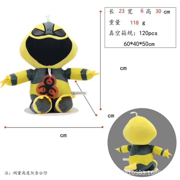 Poppy 4 Spel Docka Gummiman Mjukisdocka Independent vacuum compression Crow