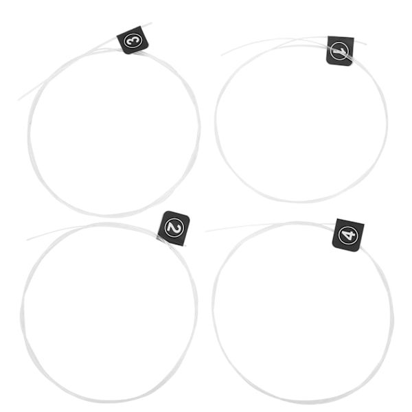 stk Fluorokarbon Strenger Instrumentdeler for Gitar eller Ukulele Universalstrenger TX-1