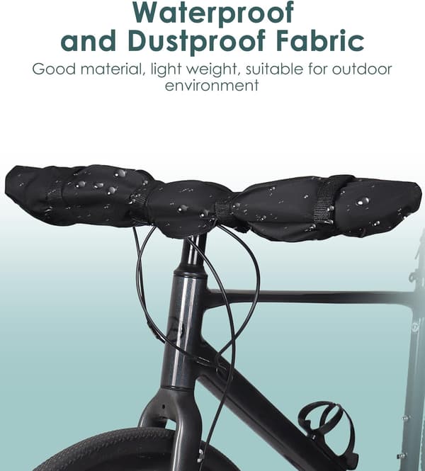 stk. Styebeskyttelse Ebike Transportbeskyttelse, (91x23 cm) Bredere Utvidet Styebeskyttelse Styrehette Styebeskyttelse for Sykkel, B
