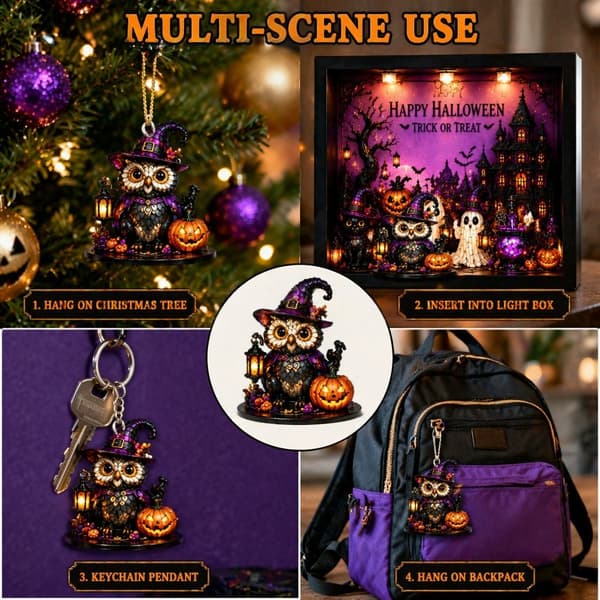 Halloween Tiffany Style Julekalender Nedtælling Blind Boks Tiffany 26*18*3CM