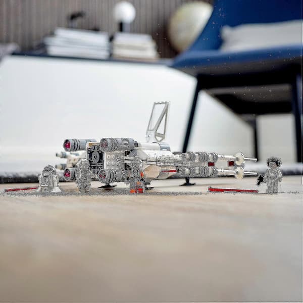 Star Wars Luke Skywalkers X-wing Fighter byggbart leksaksrymdskepp, presenter till barn