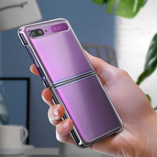 Skal - AVIZAR - Galaxy Z Flip - Hårt skydd - Ultra-transparent - Tunt Transparent