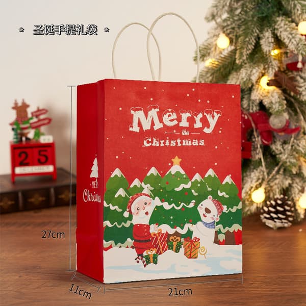 Julhartsfigurset med presentförpackning, tomte, snögubbe och renar som bordsdekoration för julklappar Christmas tree