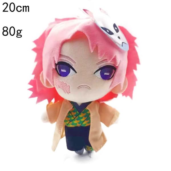 Anime Demon Slayer -pehmolelu Tanjiro Mizuko -automaattilelu Vacuum compression Sword Pendant Flame Pillar