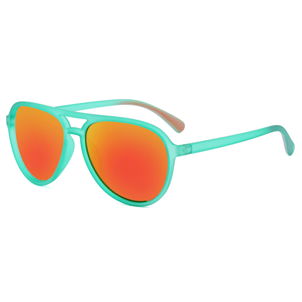 Polariserade Aviator Solglasögon för Kvinnor Män Retro Trendiga Sport Solglasögon för Utomhus UV400 Skydd