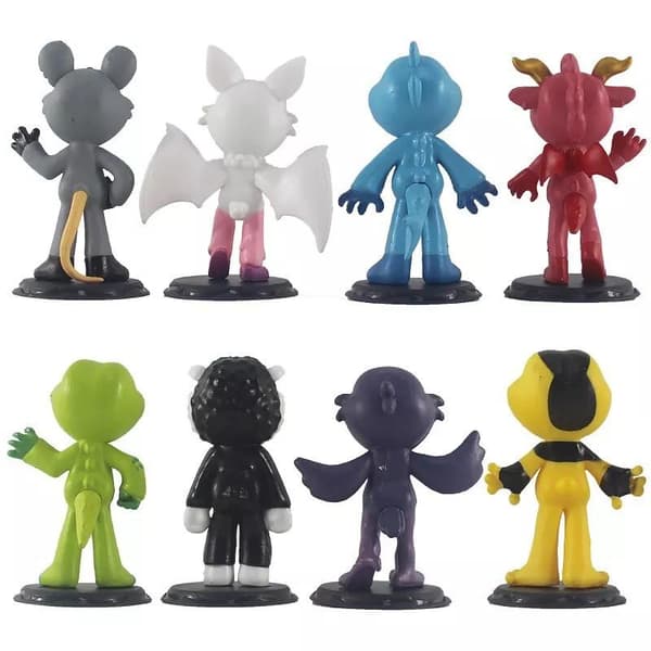 stk Poppy Playtime Chapter 4 Nightmare Critters Figurer Leker Sett Kakepynt 8PCS