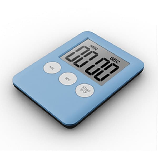 Digital timer med magnet - Køkkenur himmelblå sky blue