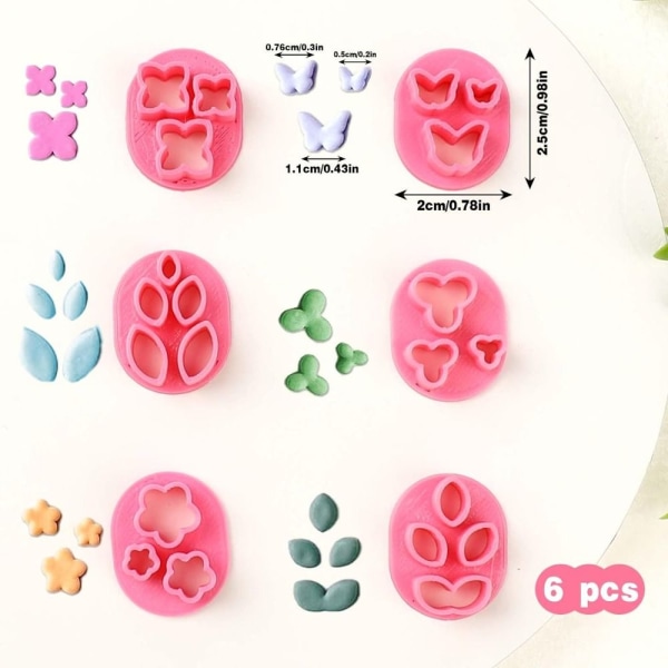 Polymer Clay Cutters Mini Clay Cutters Micro Clay Cutters