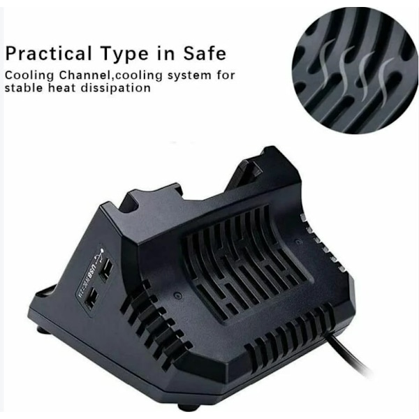Passer Black & Decker LCS36 36V/40V batterilader, litium