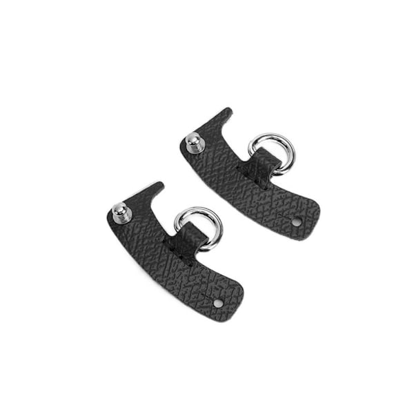 Håndtaske med strop i ægte læder Bælter SORT SPÆNDE - høj kvalitet Black Buckle