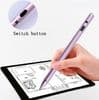 Stylus, tablet pen, universal touch screen pen. Egnet til smartphones, tablets, Apple iPhone/iPad genopladelig (pink)