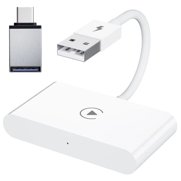 Kablet til trådløs CarPlay-adapter USB-interface Plug and Play Glat Carplay Dongle-boks til iPhone Flad overflade