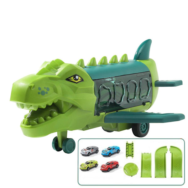 Transformerende Dinosaur Fly og Mini Bilsett for Gutter og Jenter [YATOY]