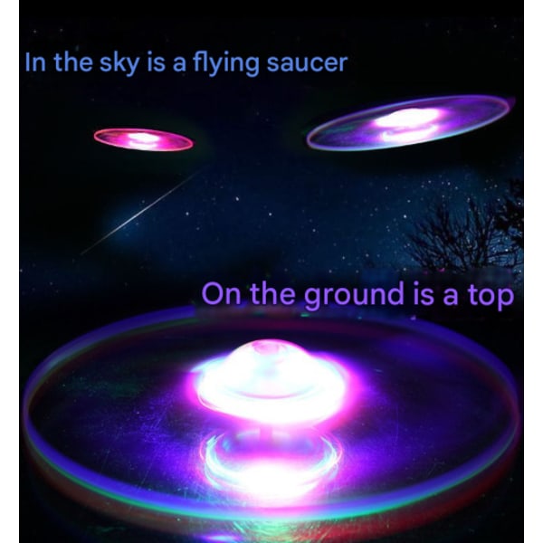 1. Lentävä UFO vetolangalla, potkurilelu, lentolelu ulkoleikkiin, täydellinen lapsille ja aikuisille Five Lamps