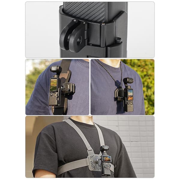 Foldbar Binaural Udvidelsesramme til Pocket 3 Adapter Multifunktionel Praktisk Adaptermontering