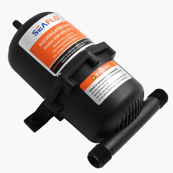 0,75 liters trykksatt akkumulator vannpumpe med flytkontroll 125 psi