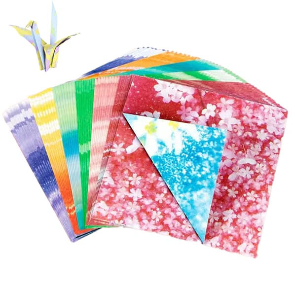200 Ark Origami Kvadratpapper Dubbelsidigt Papper Konst och