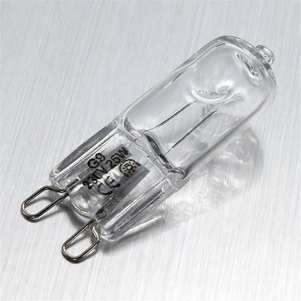 10-pack G9 Halogenlampor 220-240V 25W 40W 60W Varmvitt Ljus Optimal Belysning