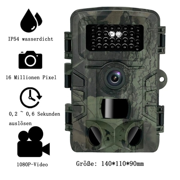 IC Riistakamera 2.7K 20MP Liiketunnistusalue jopa 35m