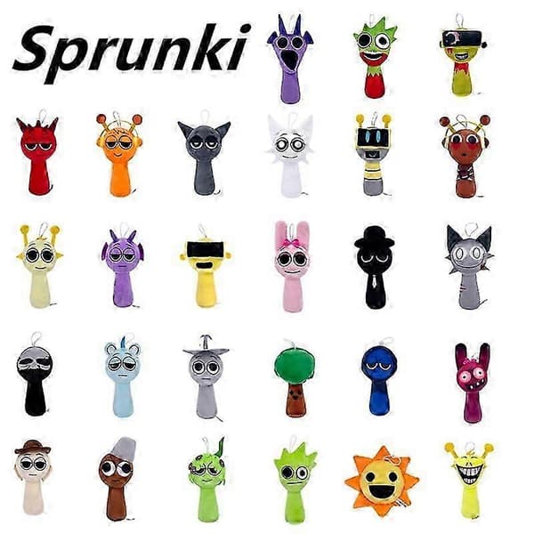 Sprunki Plyschleksak Sprunki Spel Plyschleksaker Fylld Docka Barnpresenter