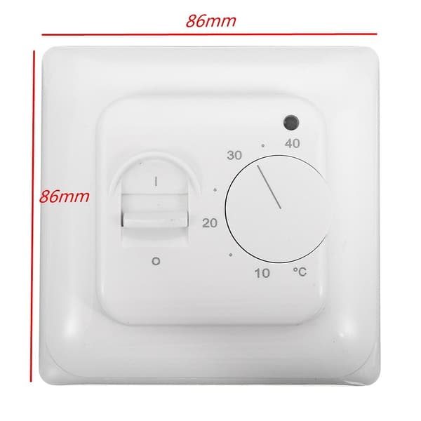 230V 16A Mechanical Floor Heating Thermostat Temperature Control Switch with Floor Sensor
