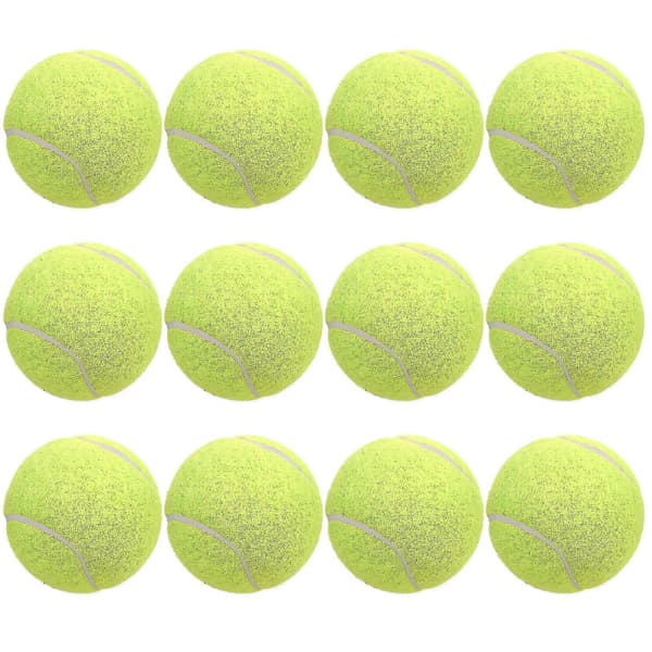 (Gul) 12-pack Tryckmatchande och Tränings Tennisbollar