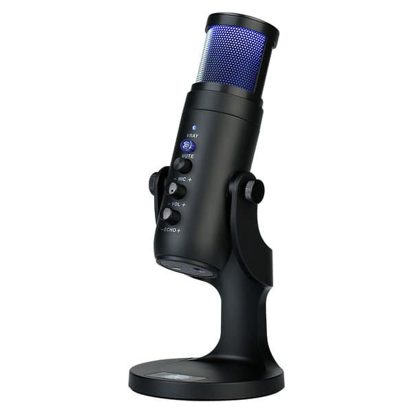 Multifunksjonell USB-kondensatormikrofon, intelligent støyreduksjon, sterk kompatibilitet, profesjonell