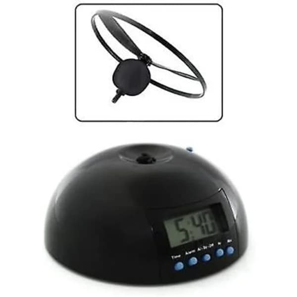 [CA] Uusi digitaalinen LED-herätyskellolaite lentävä/pyörivä helikopterihakkeripotkuri kello luova lahja
