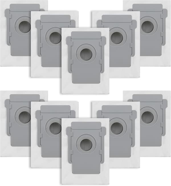 10 støvsugerposer til IRobot Roomba i7/i7+/i3/i3+/i4/i4+/i6/i6+/i8/i8+/S9/S9+/j7/j7+/E5/E6/E7 erstatningspose til IRobot Roomba i7 tilbehør