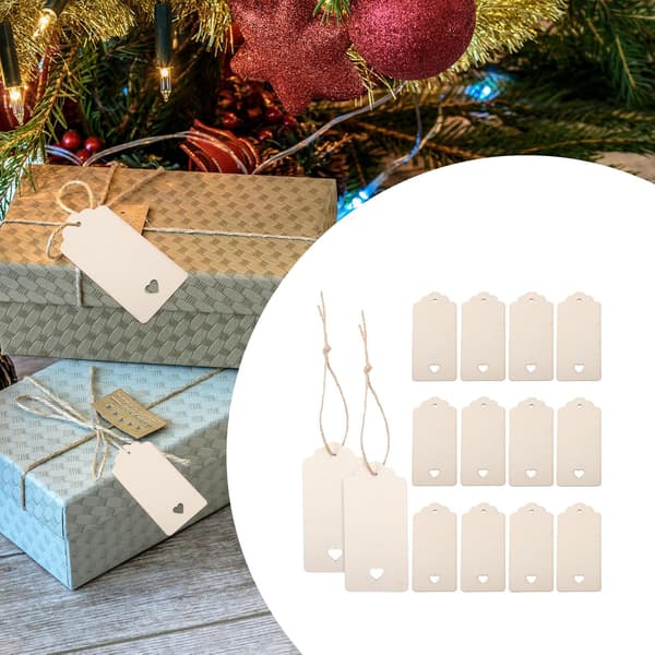 24 uppsättningar trä jul oavslutade utskärningar DIY handmålning träprydnader julhängande berlocker