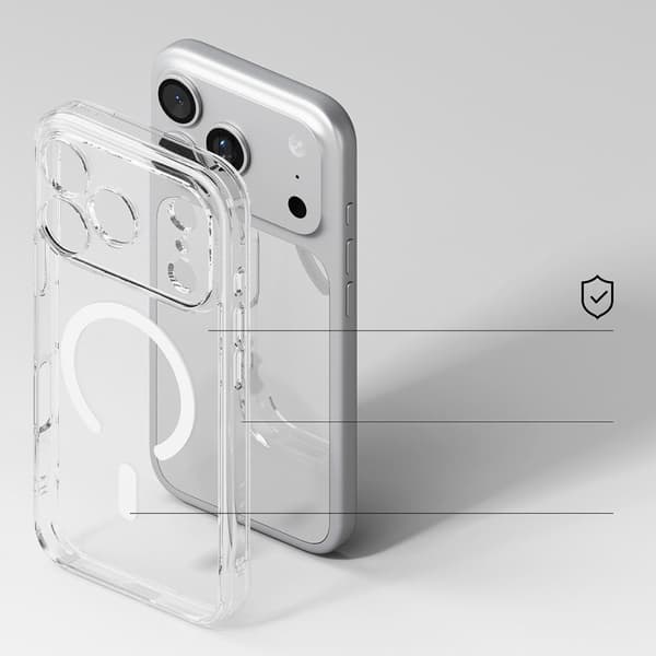 Ringke iPhone 17 Pro Max Deksel MagSafe Fusion Transparent 80