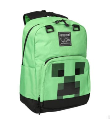Minecraft ryggsäck creeper ender drake fackla diamant hacka junior högstadieelever barns ryggsäck Ender Dragon Backpack