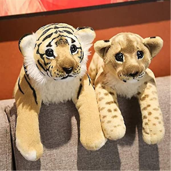Gepard Gosedjur Leopard Plyschleksaker Present För Flickor Pojkar