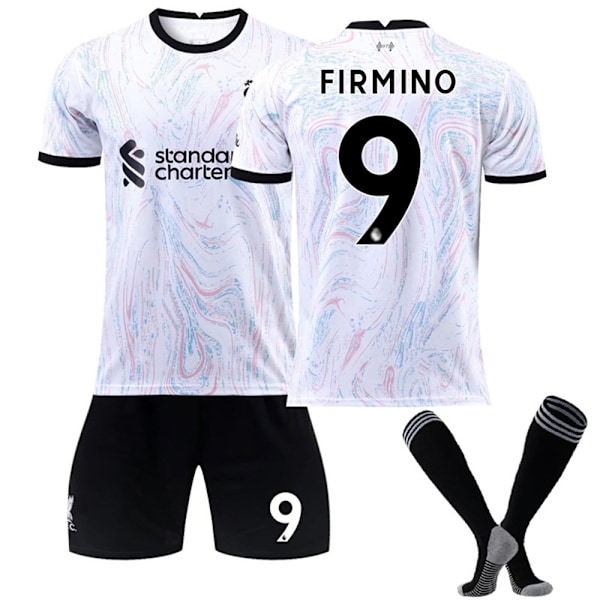 Børns fodboldsæt LIVERPOOL Away Team Fan træningstøj og strømper 9 9 20#