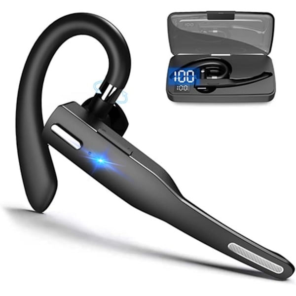 Trådløse Bluetooth-hovedtelefoner Over Ear med mikrofon, støjreducerende, foldbart design til iOS Android PC Laptop Tablet