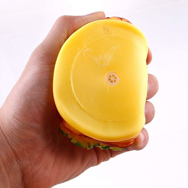 Hamburger Pipleksleksak Bittålig Hamburger Hundleksaker Pipleksaker