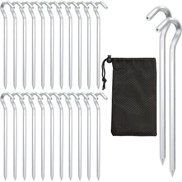 Teltplugger, 18 cm plugger camping, teltplugger sterke - Perfekt