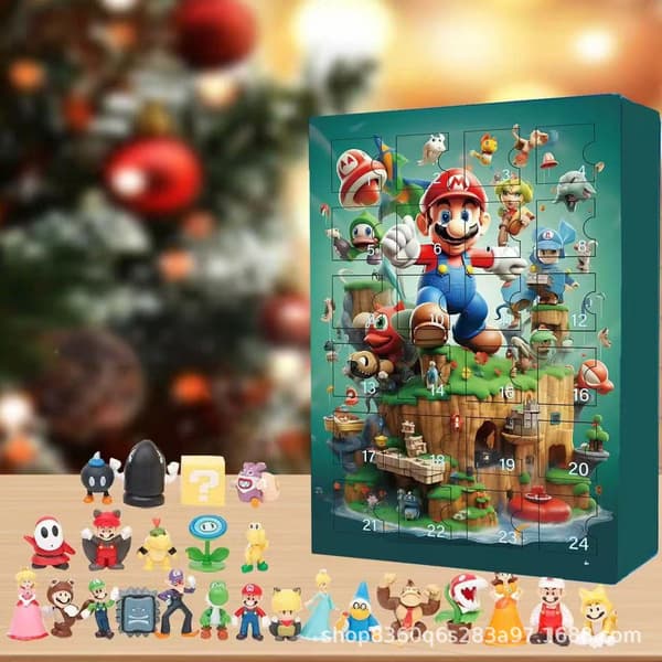 Mario Julekalender 24 Dukke Blindboks Mario B