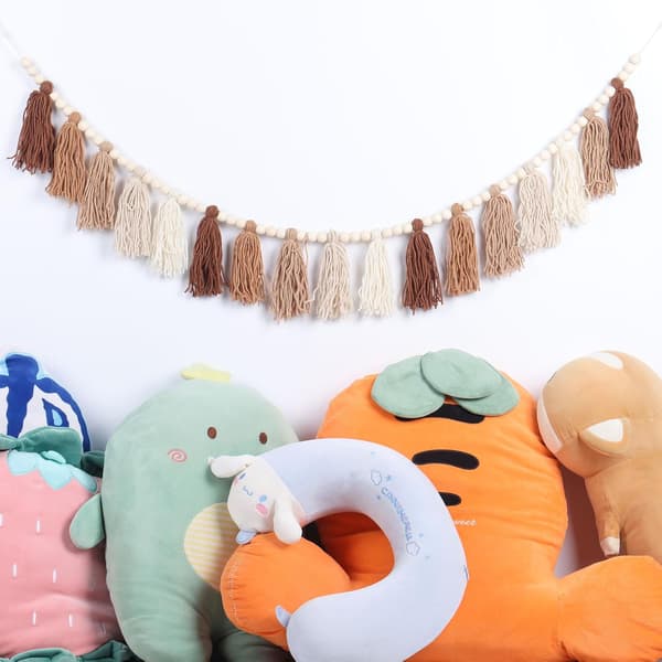 Boho Tassel Garland Terracotta Regnbue Western Veggdekor