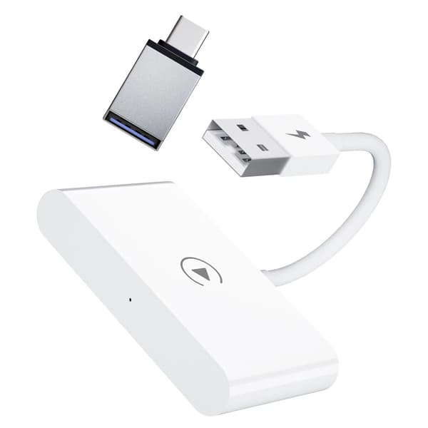 Kablet til trådløs CarPlay-adapter USB-interface Plug and Play Glat Carplay Dongle-boks til iPhone Flad overflade