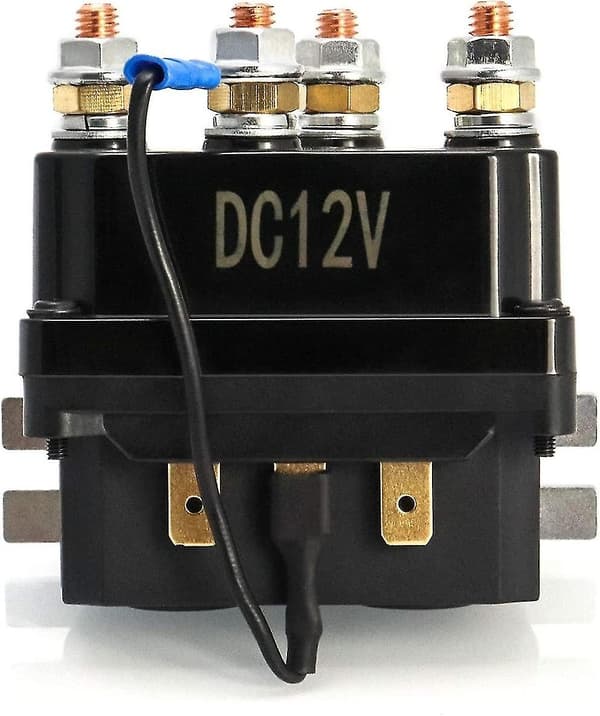 12V 250A Spilrelæ Magnetisk Kontakt Til Aut Utv 3000-5000Lbs Spil