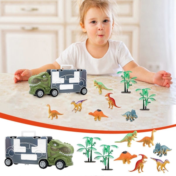 Dinosaurus Purku Rakennusajoneuvo Kaivinkone DIY Mutteri Rakennuslelu Leikkiajoneuvo Lelut Autot [YATOY]