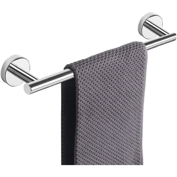 Håndklestang i rustfritt stål 40 cm krom veggmontert for